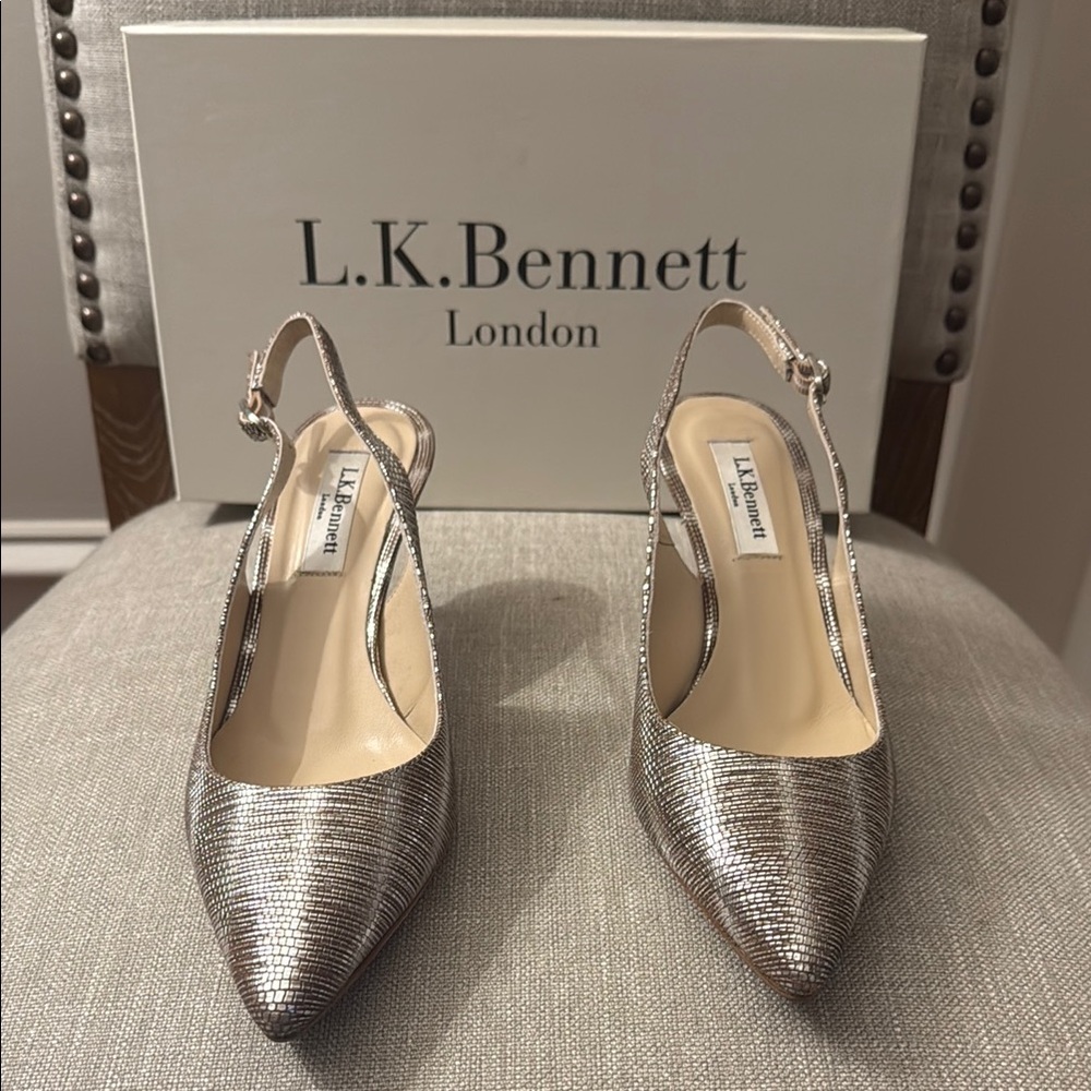 LK Bennett Silver Women's Shoes